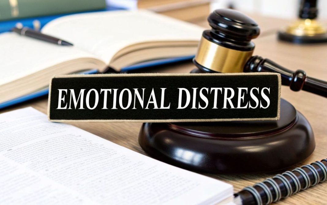 how to sue for emotional distress